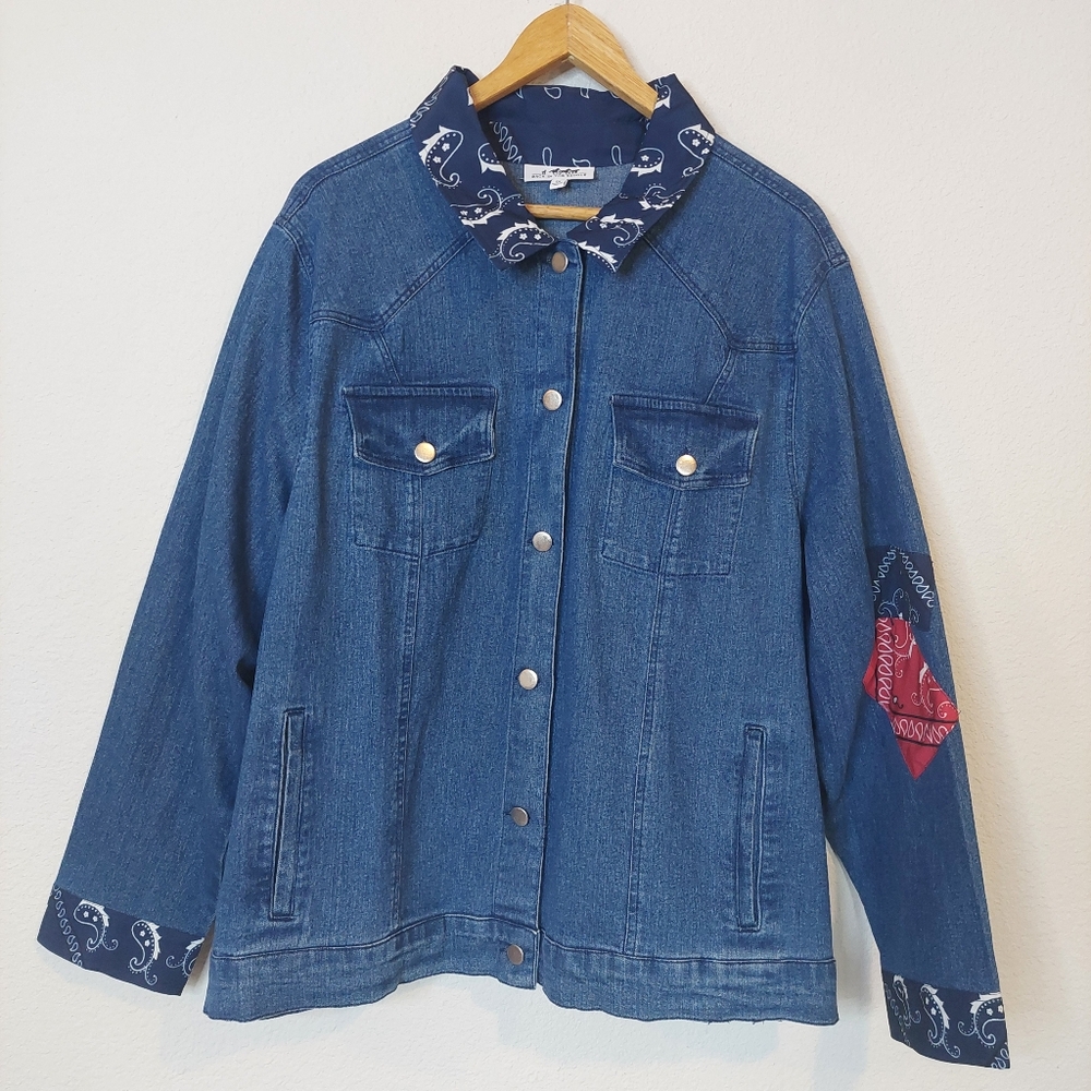 Back in the Saddle Paisley Patchwork Jacket Size 2X